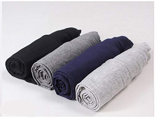 SOUGAO Calça de pijama masculina de algodão com bolsos e calça de pijama macia, Azul escuro, XXG