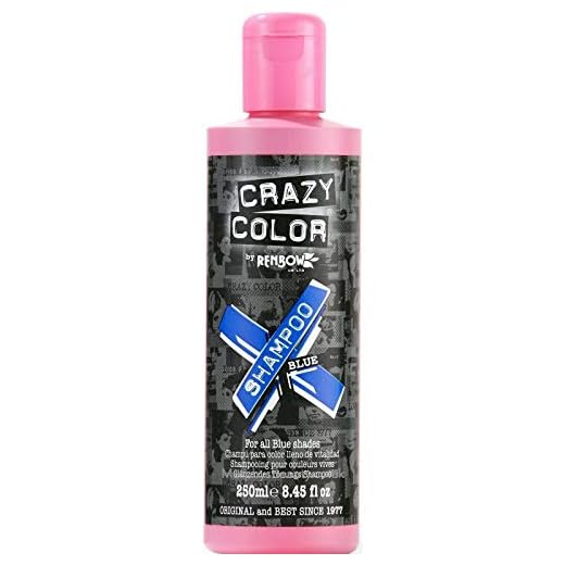 Crazy Color Shampoo Für Coloriertes Haar 250ml (Blau)