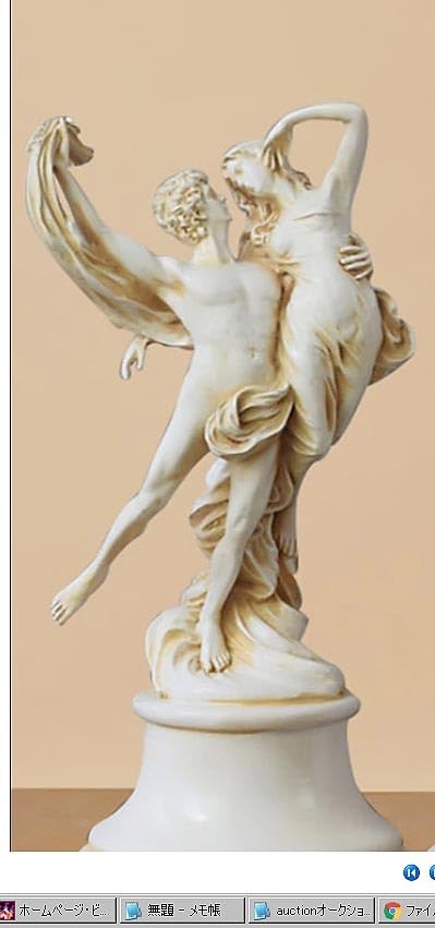 Amazon.co.jp: プシュケを助けるエロス（キューピッド）天使彫像
