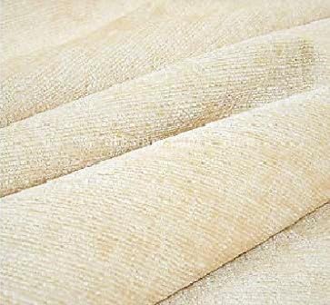 Chennile Fabric for Upholstery Furniture Curtain Cushion Sofa Chairs Bed Frame,Arts & Crafts, Per Metre (Cream, Cut by the Meter)