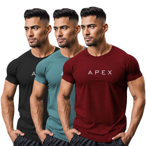 Image of 3Colours RGB Polyester Quick-Dry Sport T-Shirt, High-Performance-APEX