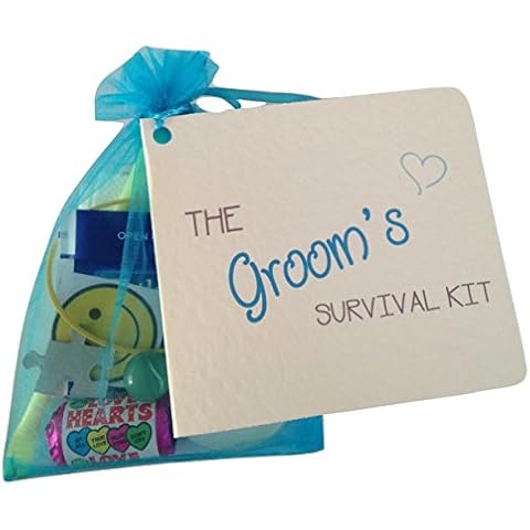 Groom to be Novelty Survival Kit. Wedding gift for the groom. Keepsake stag night wedding favour Cover
