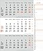 Produktbild times&more 3-Monatsplaner, orange 2026: times&more - Praktischer Wandplaner mit Datumsschieber. Büro-Kalender mit Notizspalte und Jahresübersicht. ... Büro. 30 x 35 cm. (times&more Kalender Heye)