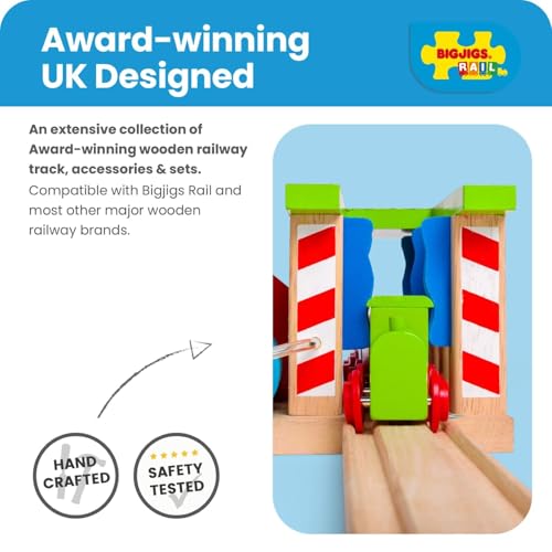 Bigjigs Rail Wooden Train Washer - Educational Toy for 3+ Kids - Image 3