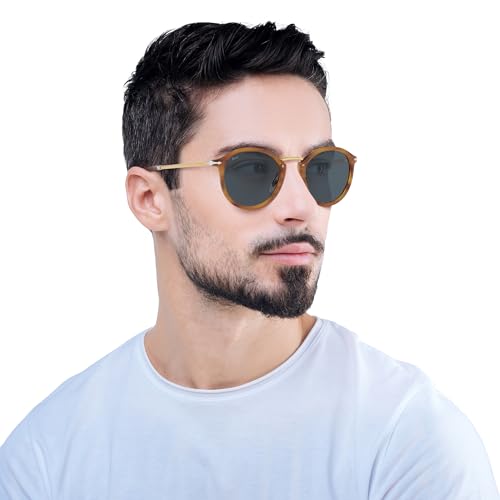Image of Persol Unisex Po3309s Round Sunglasses