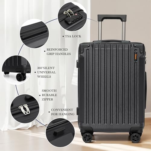 Eeeza Luggage Sets 5 Piece,Lightweight Durable Hardshell,20/24/28 Inch — 사진 5