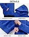 Hatant Oversized Hoodie Sweatshirts for Men Couples Heavyweight Hoodies Pullover Vintage Mens Acid Wash Sweaters Hoodies with Pocket Men's Fashion Hoodies Sweatshirts 2025 Bright Blue-S