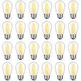 GvvooHome 24 Pack LED S14 Replacement Light Bulbs,...