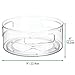 mDesign Deep Plastic Lazy Susan Turntable Food Storage Bin with Handles- Rotating Organizer for Kitchen Pantry, Cabinet, Cupboard, Refrigerator or Freezer - 9