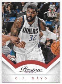 O.J. Mayo 2013-14 Prestige Milwaukee Bucks Card #115