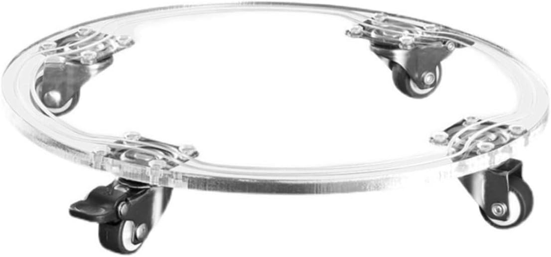 Flowerpot Moveable Tray Tray Wheels Flowerpot Base Safe Round Edges Easy to Clean