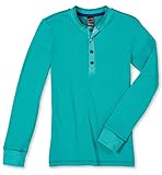 Schiesser Jungen Shirt 1/1 Schlafanzugoberteil, Blau (blaugrün 817), (Herstellergröße: 176)