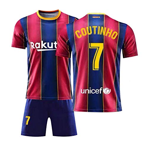 Camiseta de fútbol para niños-7# Coutinho Jersey de Atleta Adolescente Ropa Deportiva...
