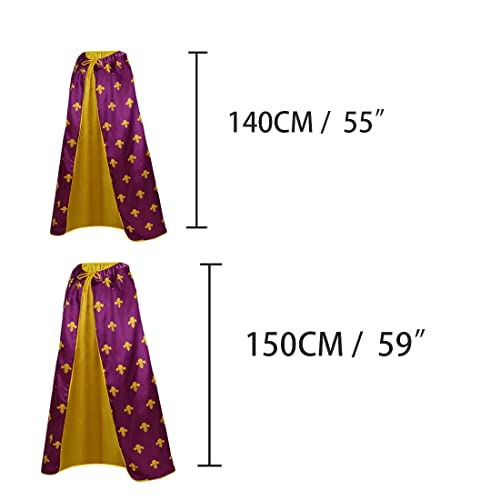 yolsun Mardi Gras Queen Cape for women