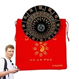 Brújula de supervivencia, herramienta de orientación para hombre, equipo de senderismo, brújula de posicionamiento automático, brújula resistente de Feng Shui para dirección