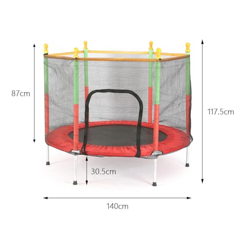 Youyijia Trampoline140cm, Outdoor Trampoline with Safety Net Cover, Recreational Trampoline for Indoor and Backyard Jumping Exercise - Image 3