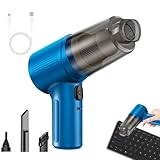 Autostaubsauger - Kabelloser Handstaubsauger | Leistungsstarkes Werkzeug zur Reinigung von Fahrzeugen, kabelloses Saugwerkzeug, kabelloser Staubsauger für Innenräume, Sitze, Krus