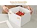 Kootek 15pcs Cake Boxes, 12x12x8 Inches Tall Cake Box with Window, White Bakery Boxes, Large Baking Boxes, Square Cardboard Cake Box for Multi-Layer Cakes, Cake Decorating Supplies for Gift Giving