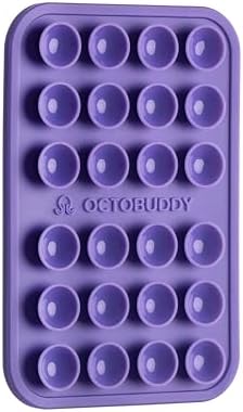 OCTOBUDDY - Silicone Case Suction Phone Case Adhesive Mount - Hands-Free,Strong Grip Holder For Selfies&Videos - Durable,Easy To Use - Iphone&Android Compatible - 2.25? X 3.25?,Wisteria,Yellow