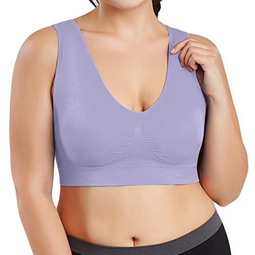 Brassière de sport grande taille 6XL ultra fine pour femmes