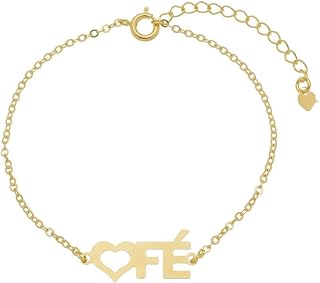 Pulseira Fé Folheada a Ouro 18k