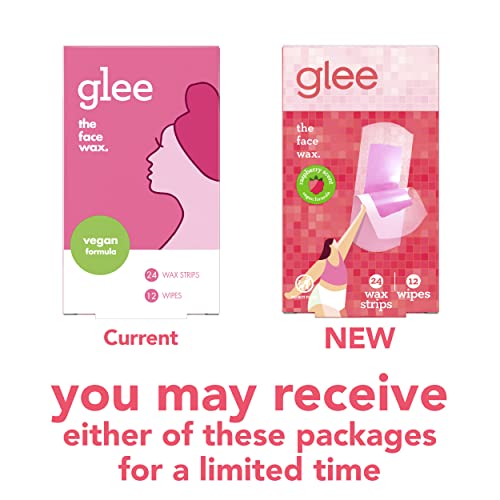 Joy Glee Face Wax Strips Hair Removal - 24 Strips #TOP1