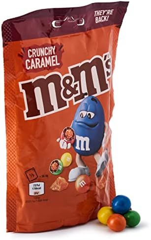 M&M's Chocolate Snack, Crunchy Caramel, 109g