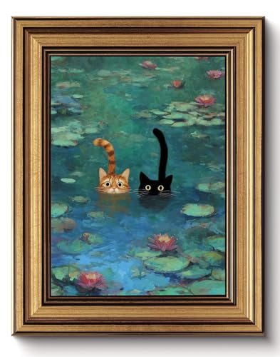 AYHSSMO Monet Waterlily Wall Decor