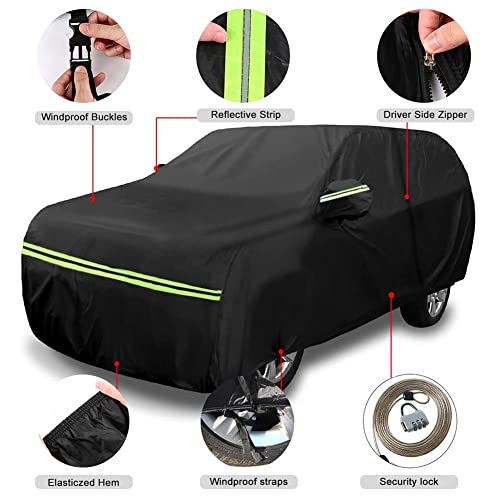 Waterproof Car Cover Replace for 2020-2025 Land Rover Defender 90 2-Door, 6 Layers All Weather Car Covers with Zipper Door for Snow Rain Dust Hail Protection (Defender 2 Door) by sportuli - Image 3