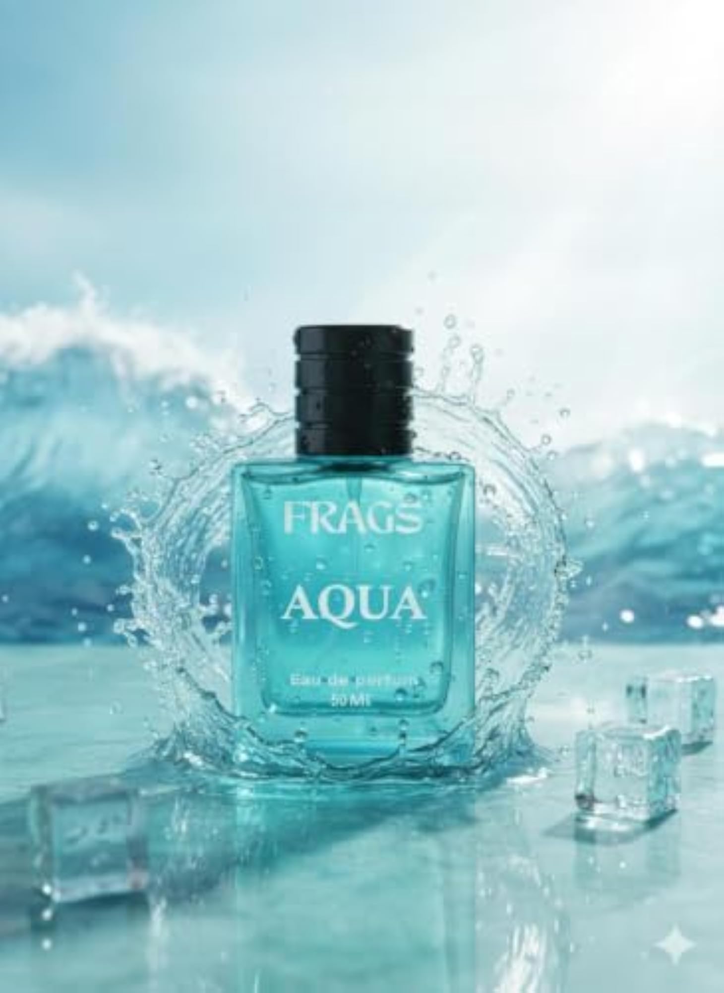 FRAGS Aqua Eau de Parfum, Refreshing Scent