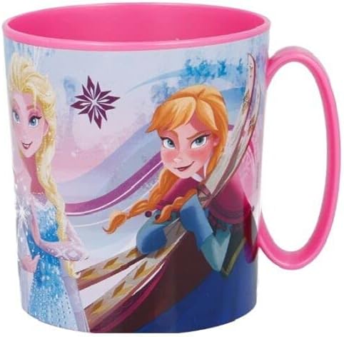Kids Character Licence Mug 350ML Drinking Re-Usable Plastic Cup Microwave Safe (Disney Princess)