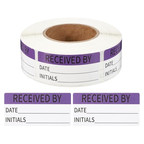 PATIKIL 500�� ��̓����x���X�e�b�J�[ ���[�� 5 x 2.5 cm ���O���\�ȍ݌Ƀ��x�� �ڒ��ܕt���H�i���x�����[�� �݌ɊǗ��ƐH�i�e��̃}�[�L���O�����p �p�[�v���ƍ�