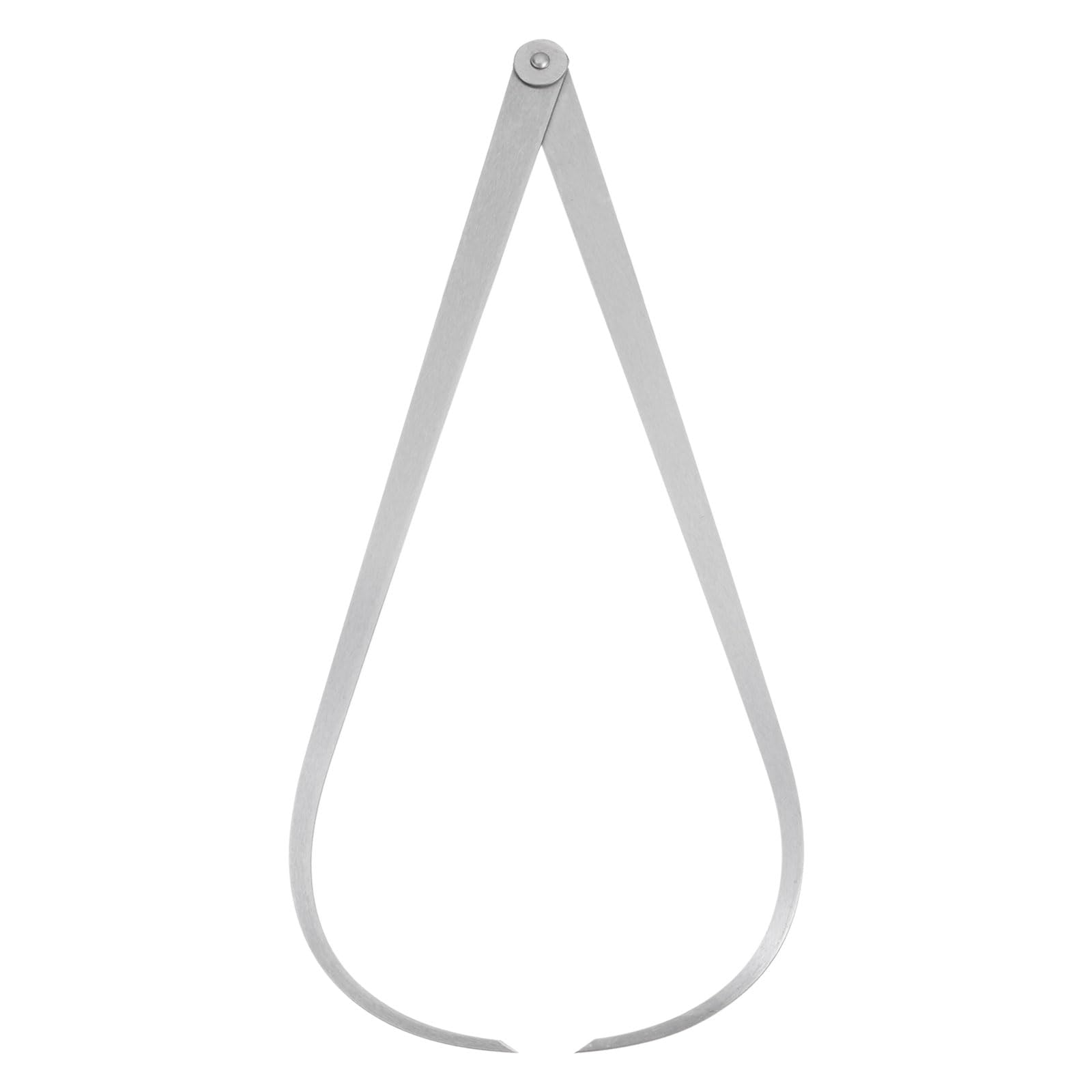 QUARKZMAN Compas Extérieur À Articulation Fixe 500mm 20 Pouces Acier À Outils Compas De Mesure Interne À Frottement Fixe Pour Sculpture Façonnage Modélisation, Argenté