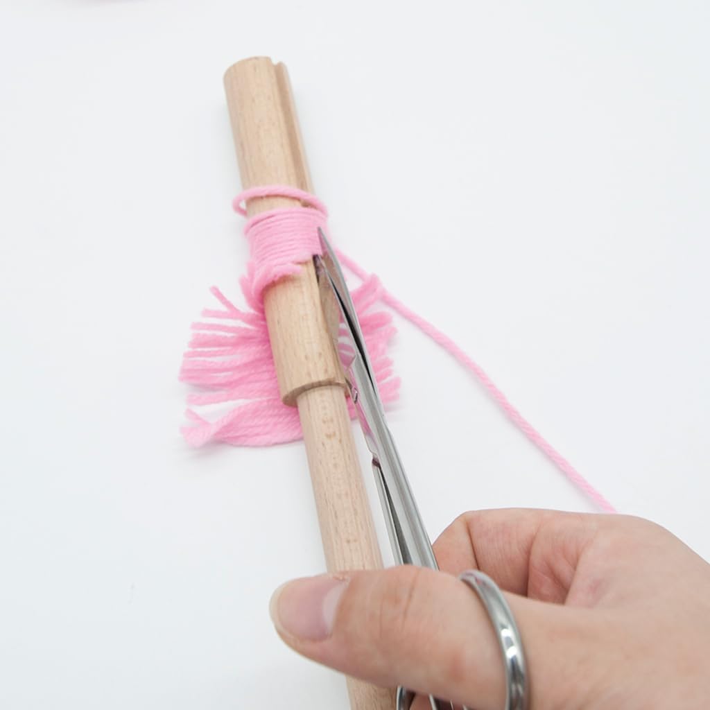 2pcs / Set Wooden for Latch Hook Yarn Cutter Tool for Rug Making