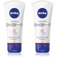 Nivea Mano reparación cuidado mano crema, 2er Pack (2 x 75 ml)