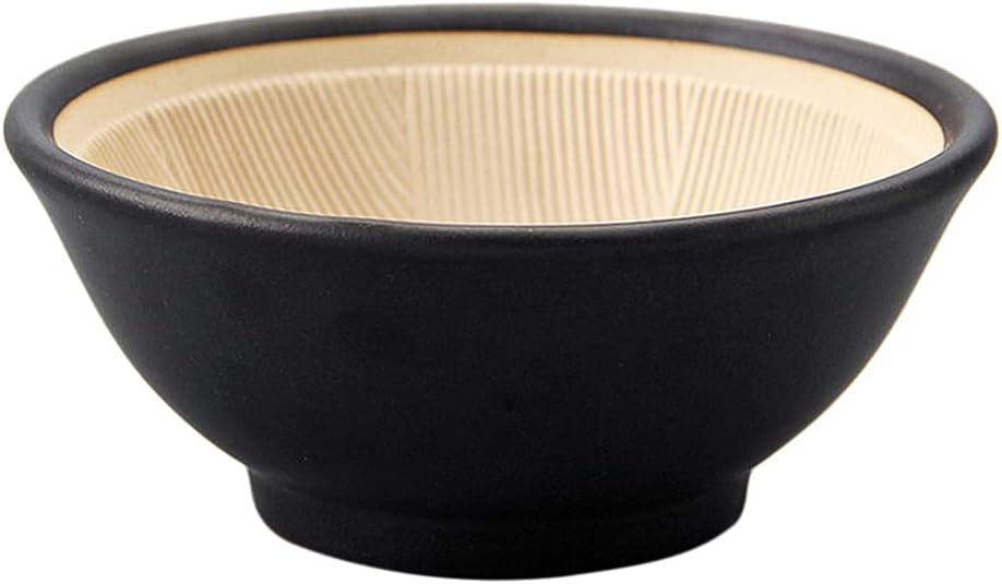 DOITOOL Japanese Ceramic Grinding Bowl 4.72 Inch Food Bowl for Home Restaurant Hotel Kitchen Tableware