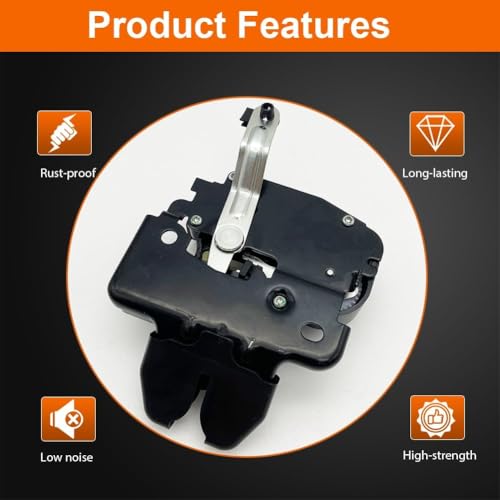 Image of Trunk Lacth Compatible with 2002-2006 Altima Rear Tailgate Door Deck Lid Lock Assembly