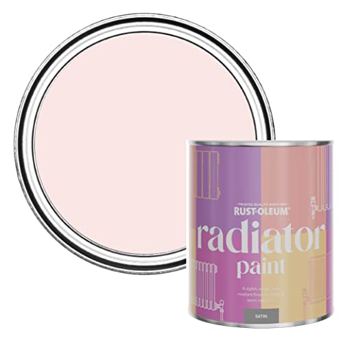 Rust-Oleum Pink Heat Resistant Radiator Paint in Satin Finish - Strawberry Vanilla 750ml