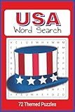 U.S.A. Word search Puzzle Book: USA and all things related word find book, 50+ puzzles,110 pages, 6'X9' easy to read