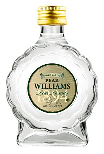 R. Jelinek Pear Williams Brandy Miniature - Single Variety Distilled Pear Brandy, 50ml Bottle, 42% ABV - Premium Czech Spirit
