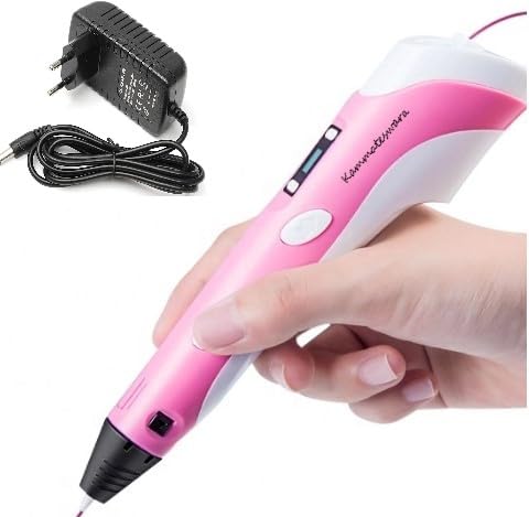 Kammateswara 3D Pen with Adapter in 3D Printing Pen for Kids | 3D Printing Drawing Pen with 3 * 1.75MM PLA Filaments for Kids and Adults (with Adapter) (B0CK5STS57) Amazon Price History, Amazon Price Tracker