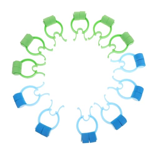 TOPPERFUN 12pezzi Clip Naso per Epistassi Leggero e Portatile Fissaggio Ergonomico per Sollevare e Correggere Naso Adatto per Esercizi Respiratori e Prevenzione Secrezioni Nasali