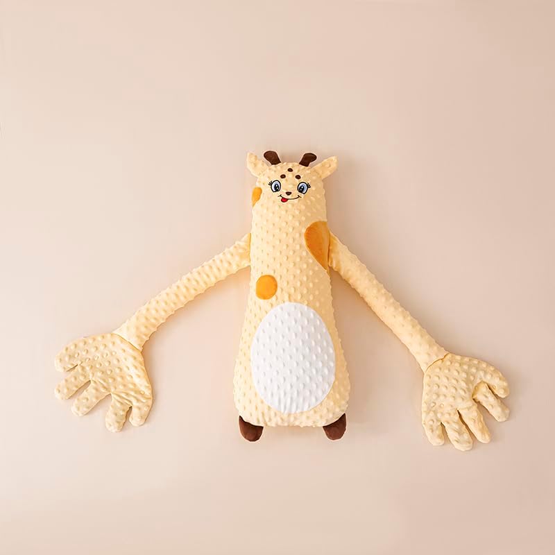 Companion Plush Pillow - Interactive Cuddly Pillow, Baby Calming Plush Toys, Comforting Home & Travel Buddy Gift for Toddlers, New Mom & Pregnant Women(Deer)