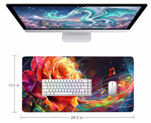 Tapis de souris imperméable et antidérapant de 4mm pour PC et ordinateur