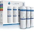 PureSpring NSF42 & NSF372 Certified Refrigerator Water Filter PS-UKF8001-s Compatible with KitchenAid 67003523, 67003523-750, 4396395, Viking RWFFR, Maytag UKF8001, Kenmore 469006, EDR4RXD1 (3 Pack)