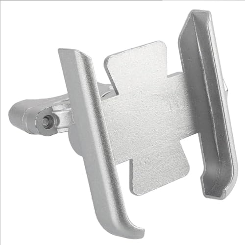 Support téléphone guidon moto T-Max 500 2001-2008 argent KLAUER - 3