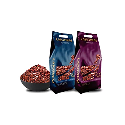 Image of LAKSHRAJ SPICES Roasted Flax Seeds - 1 Kg | Alsi