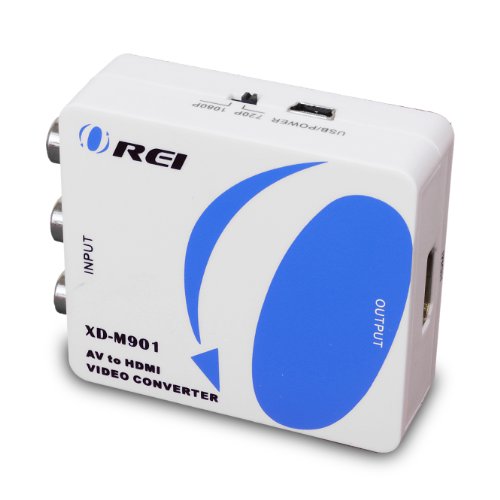 OREI RCA to HDMI, 1080P Mini RCA Composite CVBS AV to HDMI Video