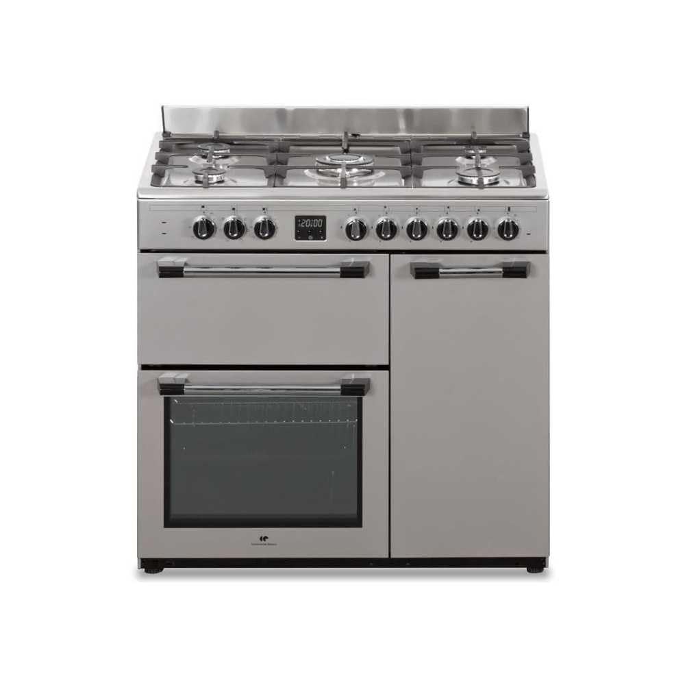 glem piano de cuisson geb96cix 5 foyers inox