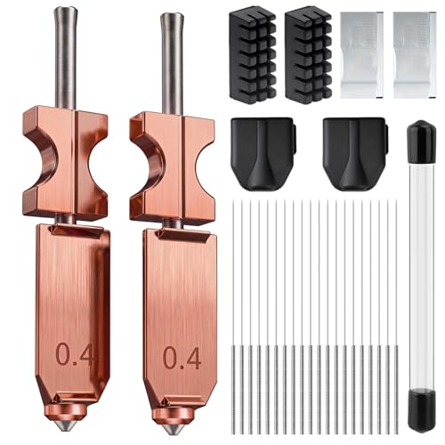 ATPWONZATPWONZ Upgraded AD5X Nozzles Kit, with 2PCS 0.4MM Nozzles,